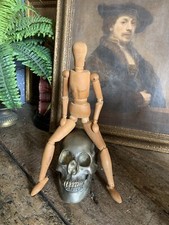 Antique Vintage Wooden Lay Figure Artists Mannequin Articulated Wood