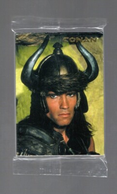 2004 CONAN THE BARBARIAN 9-CARD PREVIEW SET 584/999 ARNOLD SCHWARZENEGGER SEALED