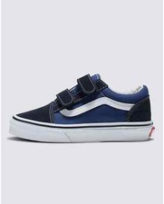 Vans Unisex Kids Old Skool V Navy / White VN000VHENWD Kids Youth Shoe