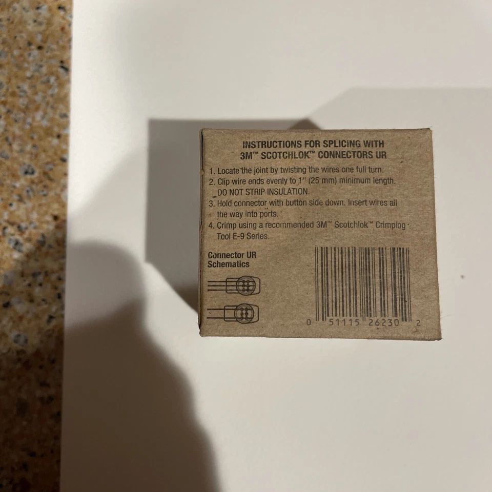 (100) 3M UR Scotchlok Connectors 26-19 Awg Connectors New in Box  - Image 3 of 4