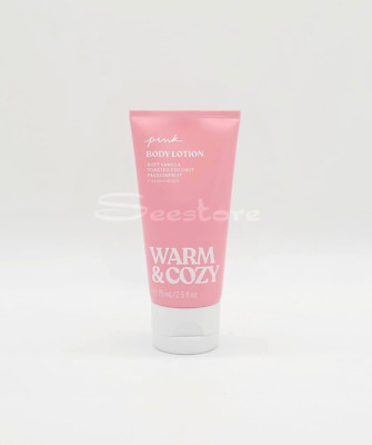Victoria's Secret Pink Warm & Cozy Travel Size Body Lotion 2.5 fl oz New