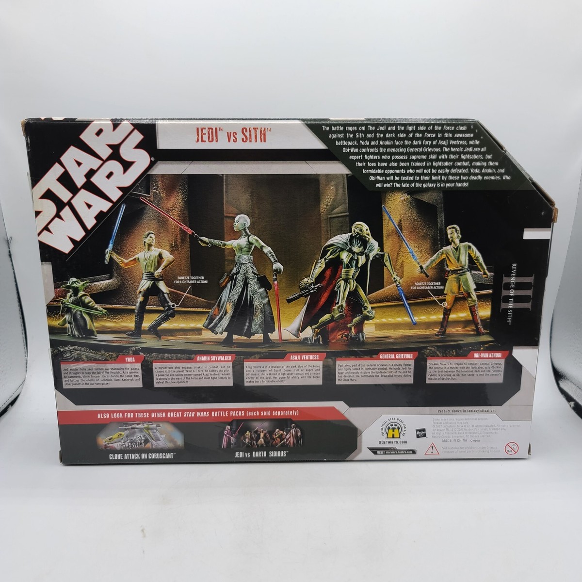 Star Wars Battle Pack Jedi Vs Sith Hasbro 30th Anniversary Obi-Wan