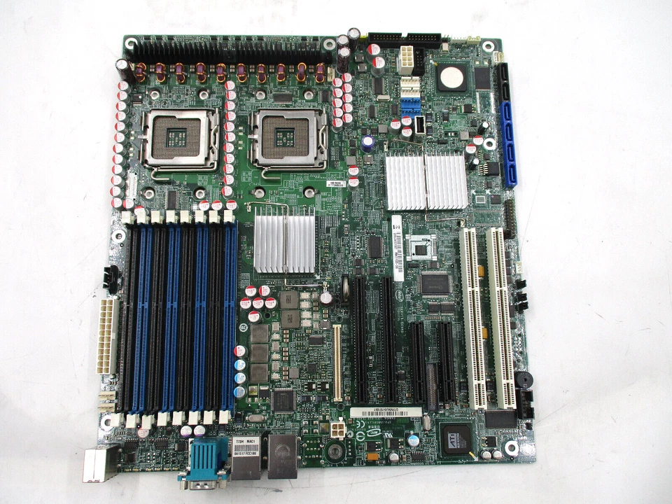 Intel S5000PSLSASR Dual LGA771 Server Motherboard P/N: E11025-302 Tested Working - Image 2 of 4