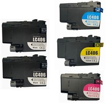 LC 406 Ink Cartridges for Brother MFC-J4335DW MFC-J4345DW MFC-J4535DW J5855DW