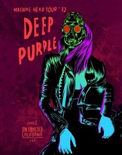 Deep Purple  13" x 19" Re-Print Music Concert Poster