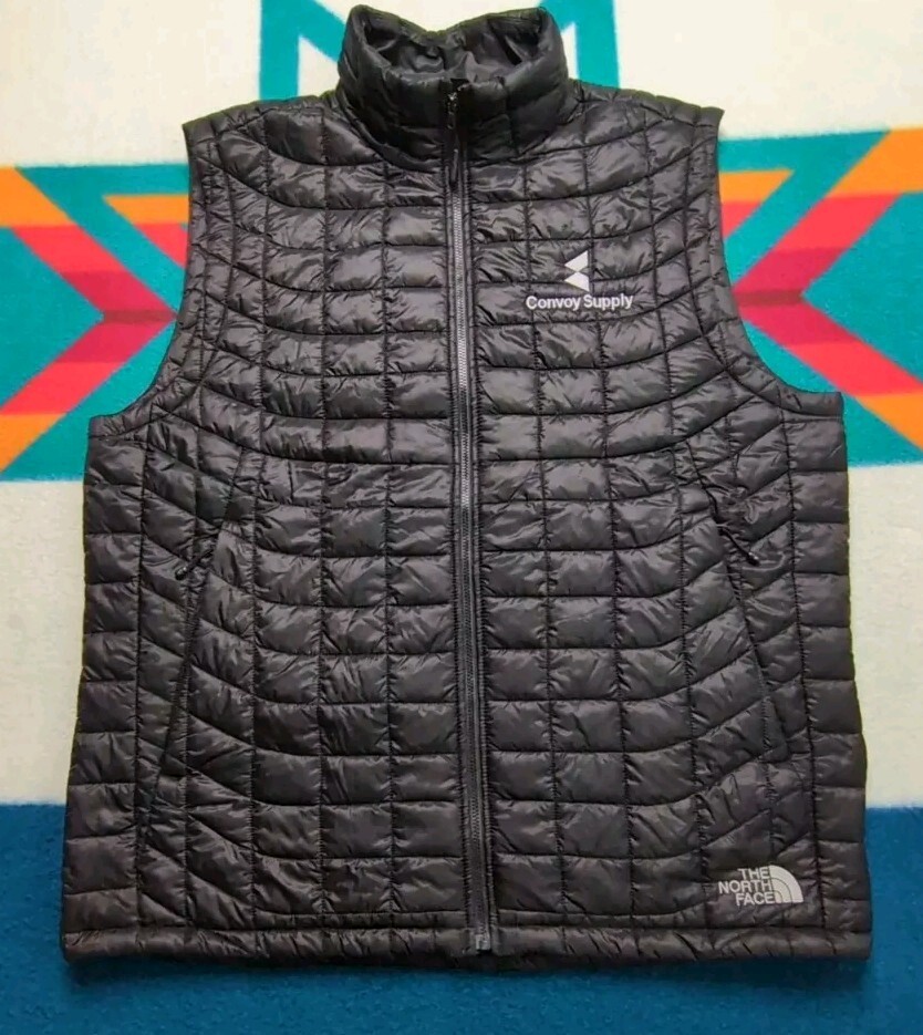 North Face Thermoball Eco Quilted Puffer Vest Insulated Black Large