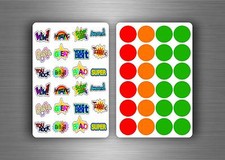 288x stickers reward schools teachers parents awards children kids motivation R2
