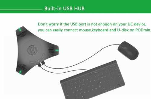 Advanced Audio Conference USB Speakerphone | Compatible With Microsoft Teams - Picture 5 of 10