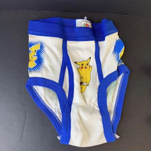 サイズ 6 男の子用 フルーツオブザルーム ファンパル ポケモン ブリーフ 下着 VTG 1999 レア - 画像8/11