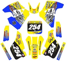 Decals for Suzuki RM250 RM125 RM 125 250 GRAPHICS 1989-1992 stickers Dragon Troy