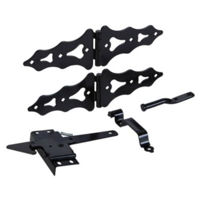 National Hardware V867 Gate Kit - Black