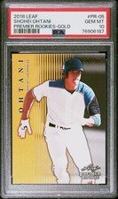 2018 LEAF PREMIER ROOKIES GOLD #PR-05 SHOHEI OHTANI ROOKIE RC 58/100 PSA 10