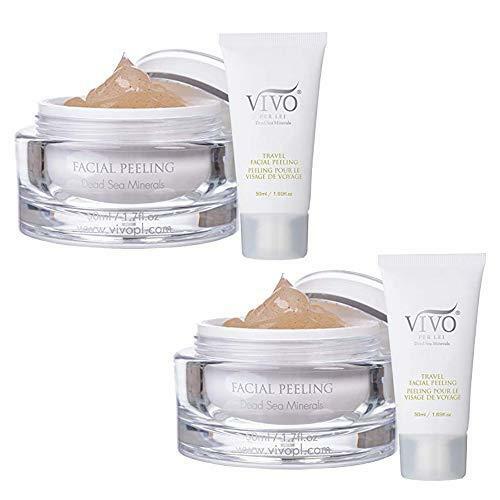 Vivo Per Lei Facial Peeling Gel - Face Peel Containing Dead Sea Minerals and Nut - Picture 1 of 9
