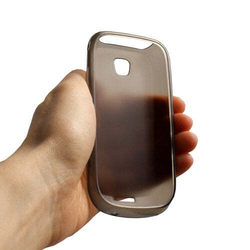 TPU Cover Skin Transparent Black for Samsung Galaxy 3 i5800 - 第 1/1 張圖片