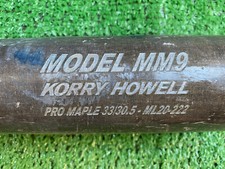 SAN DIEGO PADRES KORRY HOWELL GAME USED BASEBALL BAT