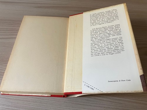 "LE MIE COLLEZIONI PERSONALI” ALBERO E FOGLIA Tolkien Rusconi 1976 Prima Ediz. - Foto 7 di 7