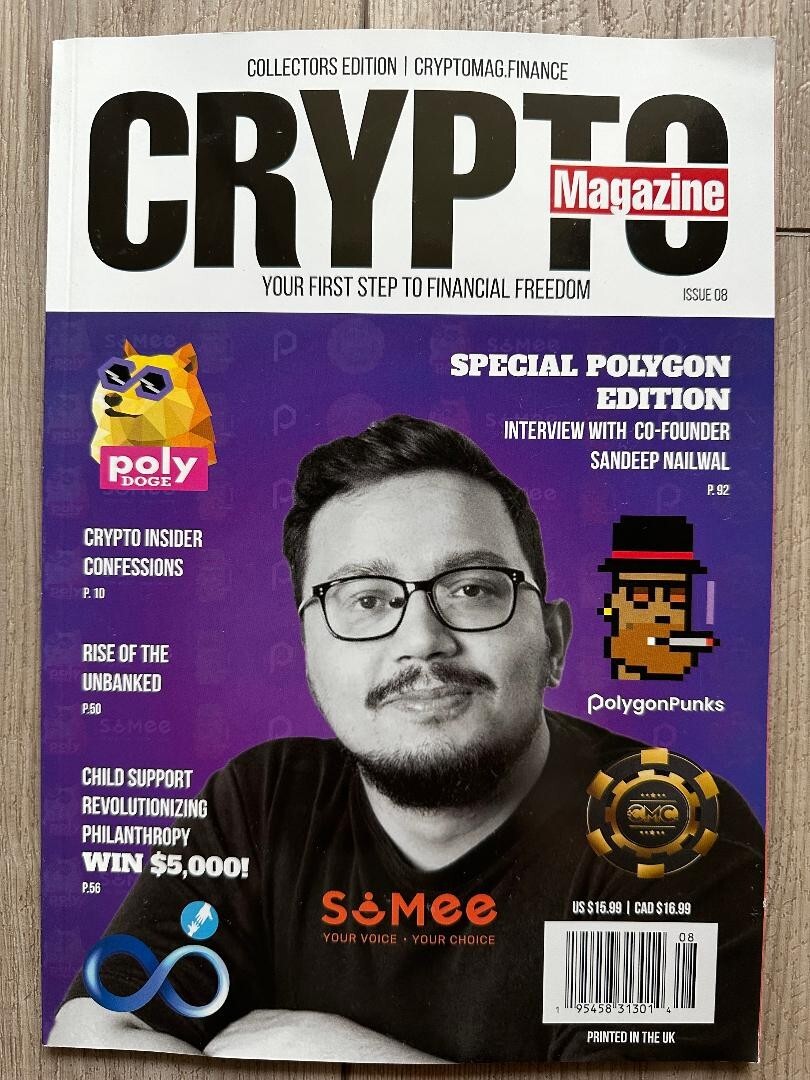 2023 CRYPTO CURRENCY Magazine SIMEE Your Voice Your Choice SPECIAL POLYGON  Edit | eBay