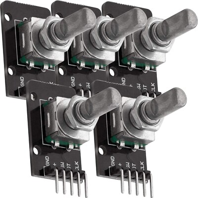 AZDelivery 5 x KY-040 Drehwinkelgeber Drehgeber Rotary Encoder Modul