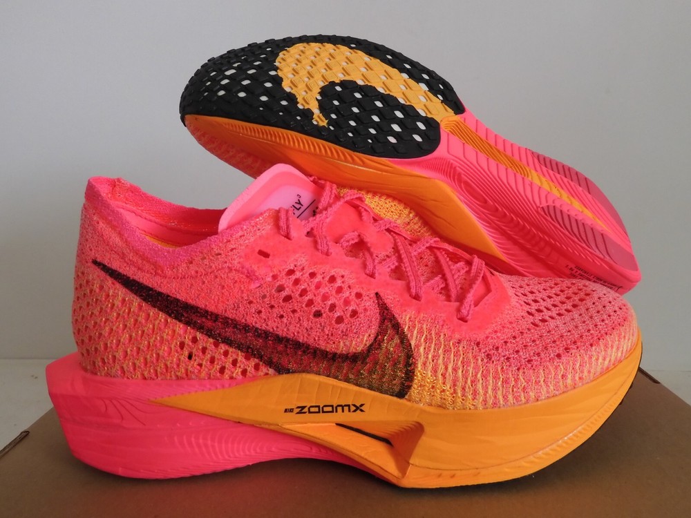 Nike ZoomX Vaporfly Next% 3 Womens Running Shoes Hyper Pink Black Orange Size 5.5 DV4130-600