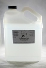 1 Gallon 128 oz Hyaluronic Acid Hydrating Serum, Pure HA, WHOLESALE BULK