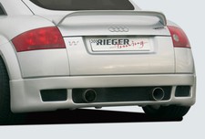 Rieger Heckansatz Diffusor Sch&uuml;rze passend f&uuml;r Audi TT 8N 00055118 RIEGER-Tuning
