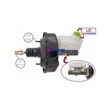 SERVOFRENO COMPLETO DI POMPA FRENO E VASCHETTA FRENO PER IVECO DAILY 35.8 35.10