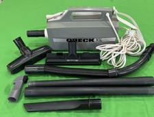 Oreck XL Model BB-280D Gray Canister Handheld Vacuum Cleaner  Attachments