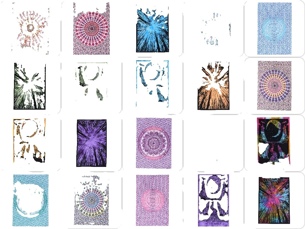 Tapices Handmade Mandala Luna y Estrellas