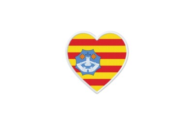 Patch badge ecusson imprime thermocollant drapeau coeur AM armenie