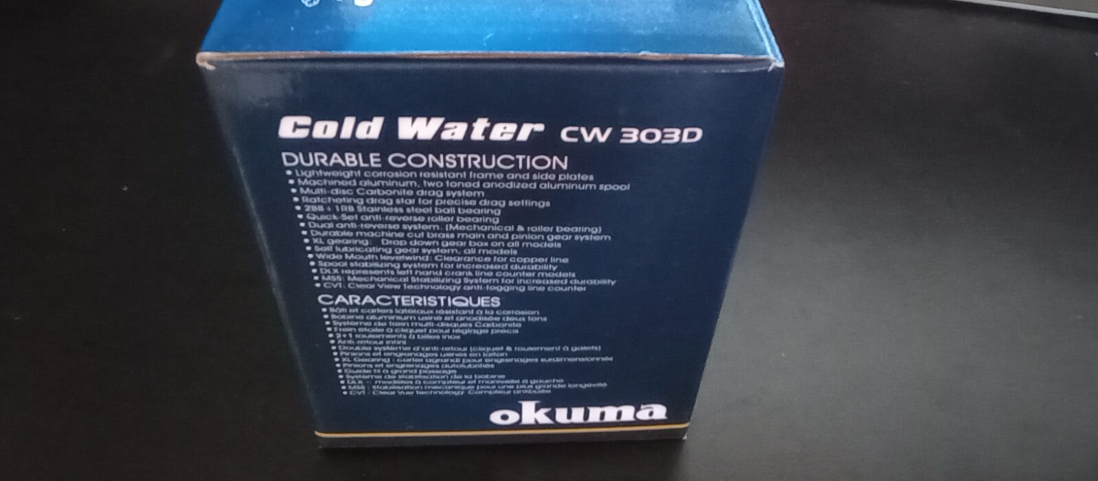 Okuma Cold Water CW-303D Linecounter Fishing Reel
