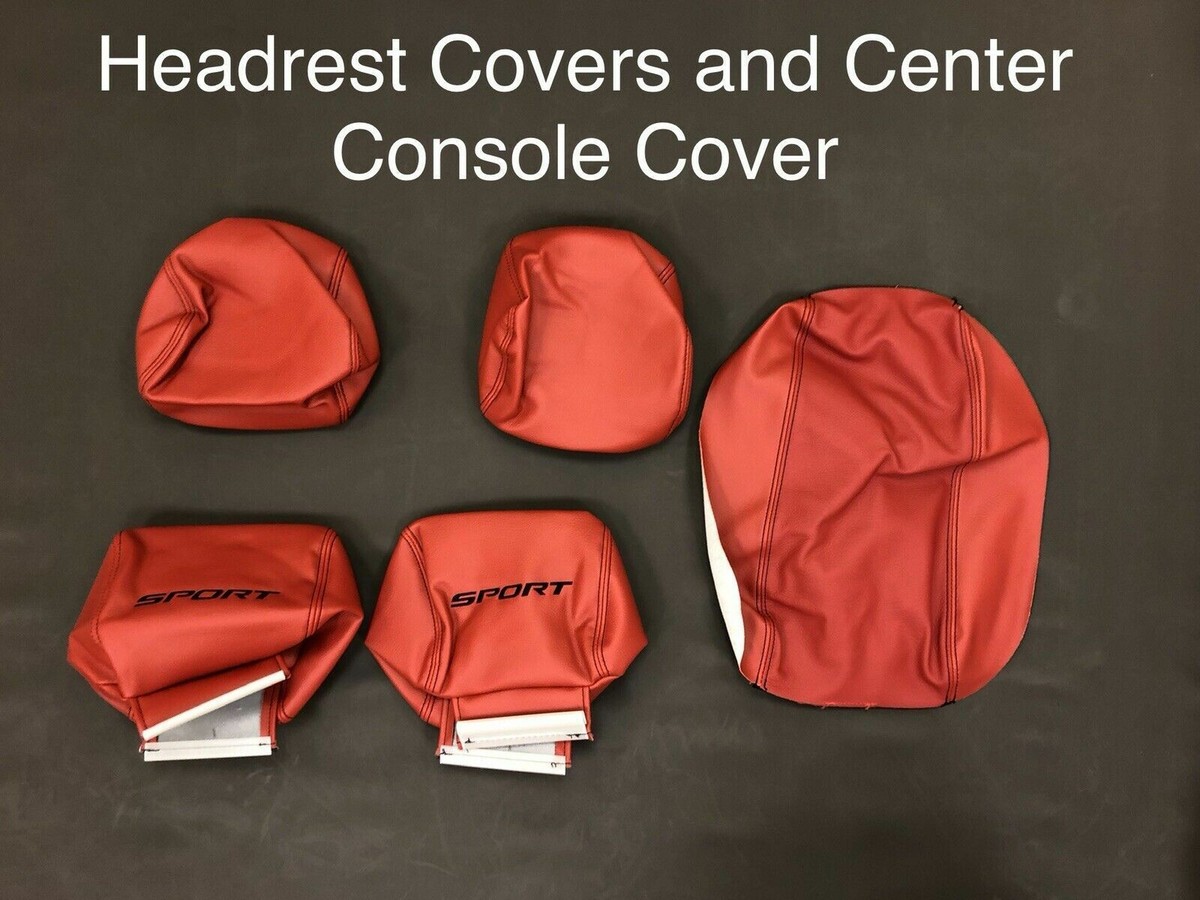 BOJVAIGA Leather Seat Covers For Honda Accord 2003-2022 – Waterproof Full Set Black & Red - View #11