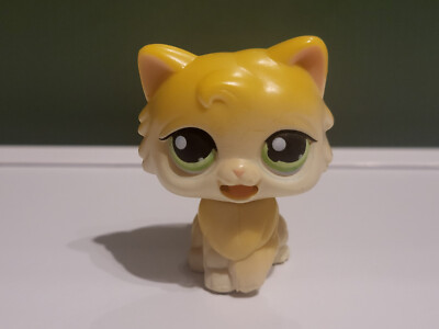 Figurine Littlest PetShop Chat Chartreux Animé #493 - Magic Motion - Occasion