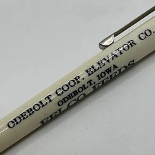 VTG Scripto Ballpoint Pen Odebolt Cooperative Elevator Co. Iowa Felco Feeds