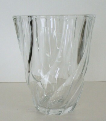  Vintage French LUMINARC Glass Vase, Flower Vase, 1970's , Made In France