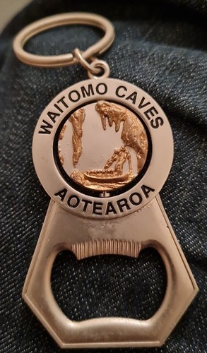 Waitomo Caves Aotearoa Keyring/bottle opener.