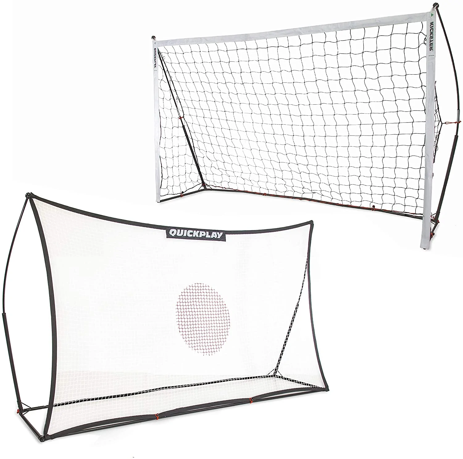 Quickplay Kickster Combo 2 in 1 Portable Football Goal & Rebounder