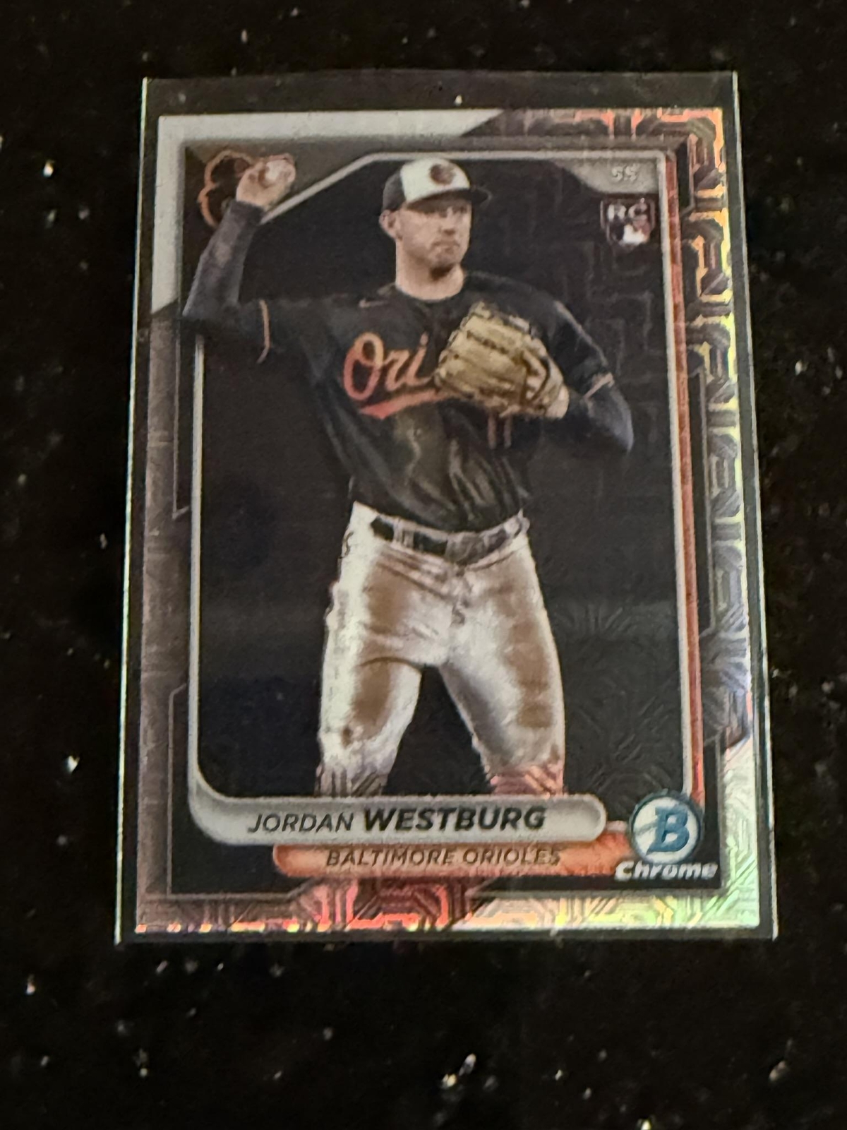 2024 Bowman Chrome #17 Jordan Westburg Mojo Refractors Baltimore Orioles