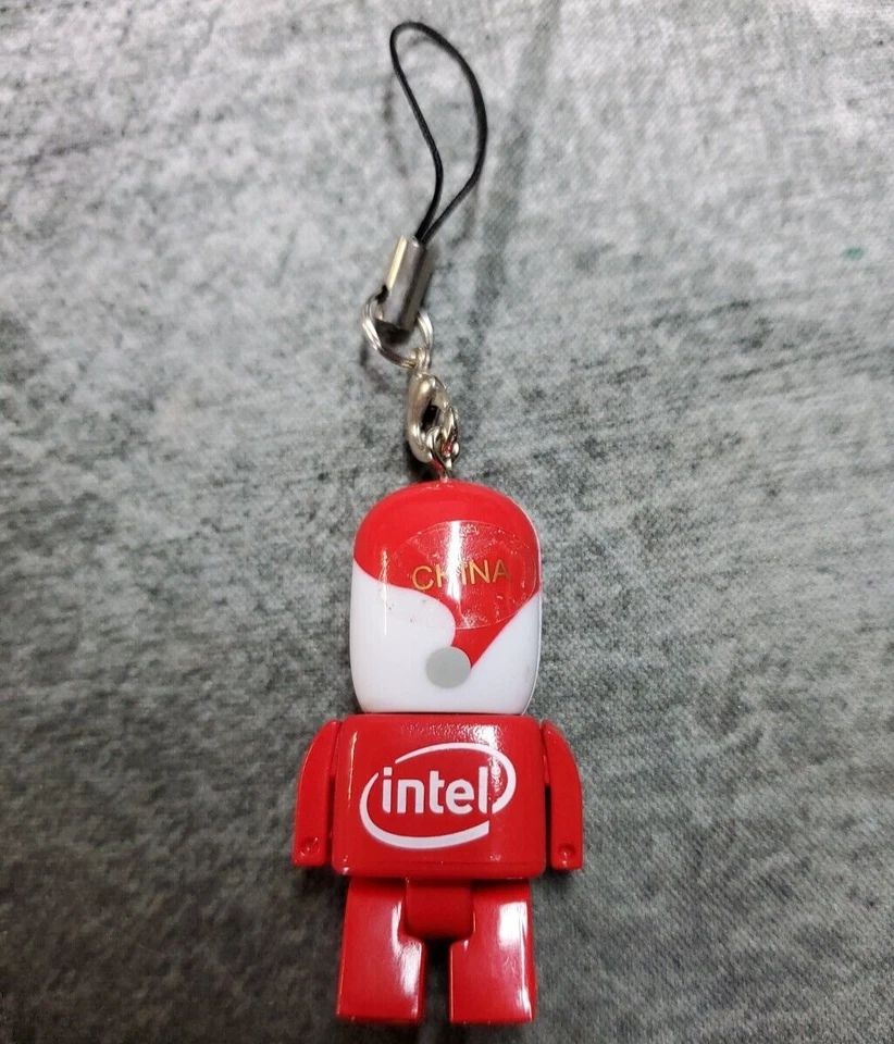 Intel Santa Claus Micro People 4GB Vtg USB Flash Drive Christmas Tree Ornament - Image 4 of 4