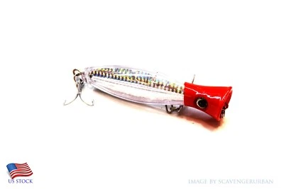 ALURE LARGE TOP WATER POPPER SALTWATER OFFSHORE FISHING LURE CRANKBAIT BASS