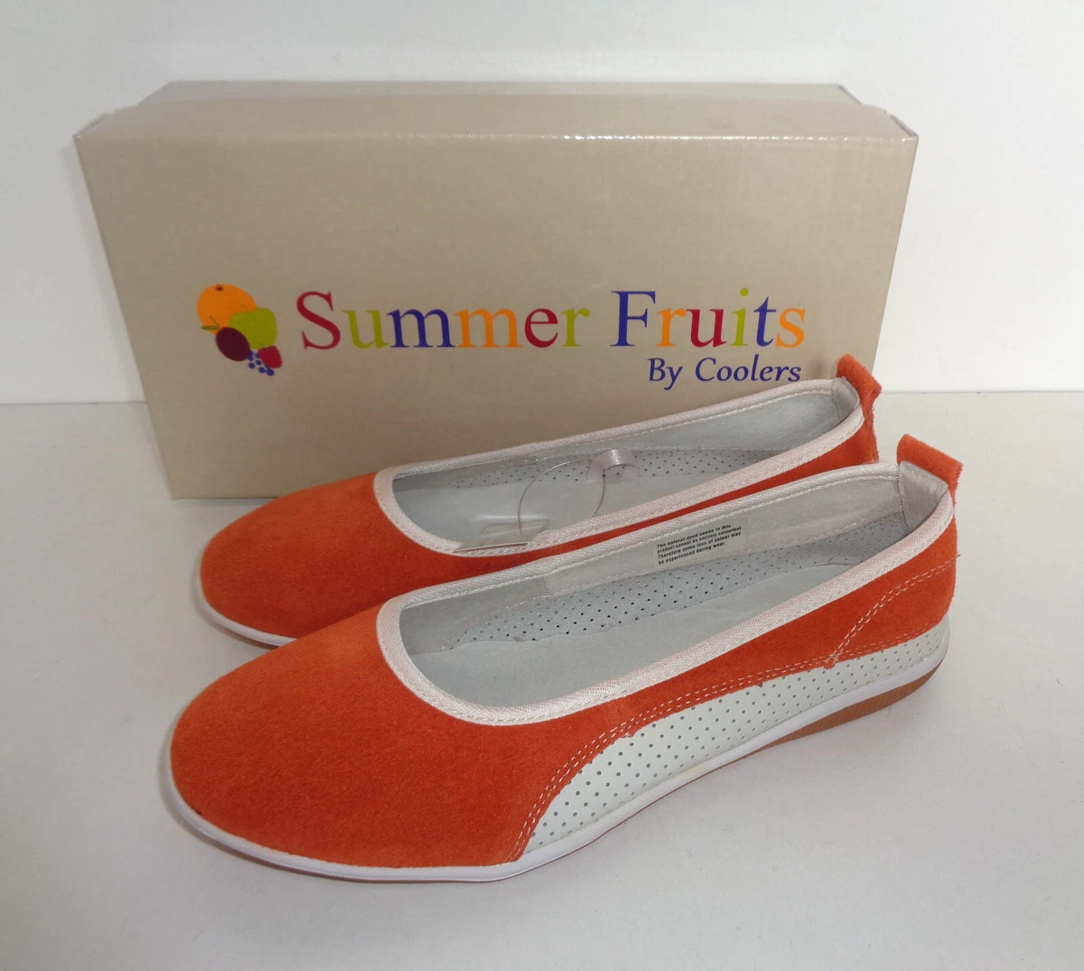 Coolers Ladies Leather New Slip On Womens Casual Flats Pumps Summer Shoes Size 6