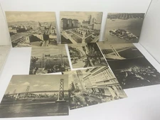 San Francisco Jumbo Postcards Vintage 7”x9” Alcatraz Union Square Golden Gate