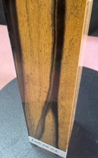 Black and White Ebony Wood turning blank, knife scales,wood turning, BWE08112