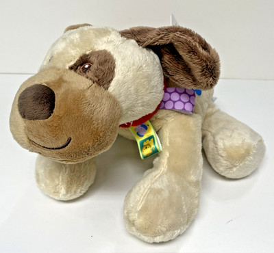 Taggies Buddy Dog Soft Toy Plush Puppy Red Collar for Baby NWT