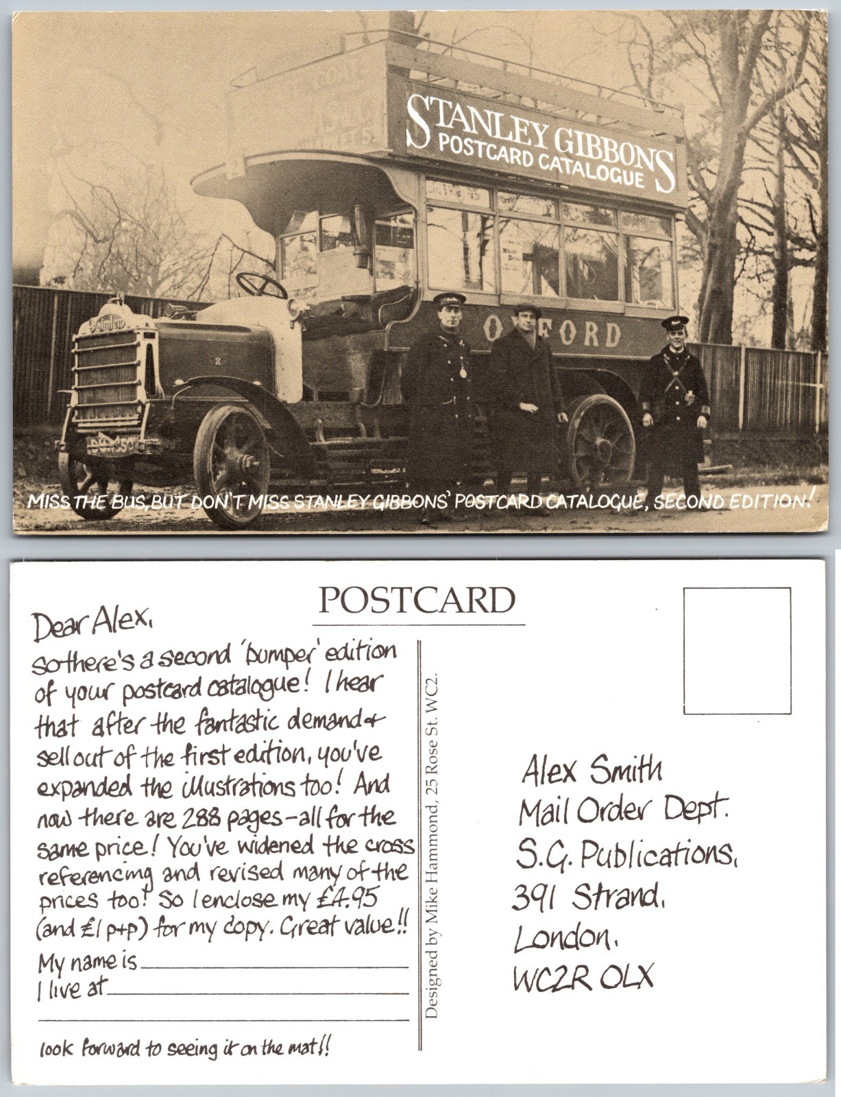 Stanley Gibbons Oxford Bus Postcard