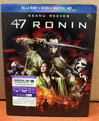 47 Ronin (Blu-ray/DVD, 2013, 2-Disc Set) Keanu Reeves W Slipcover