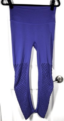 Victoria Sport Seamless Sculpt Leggings M Purple Cutout High Rise Yoga Athletic