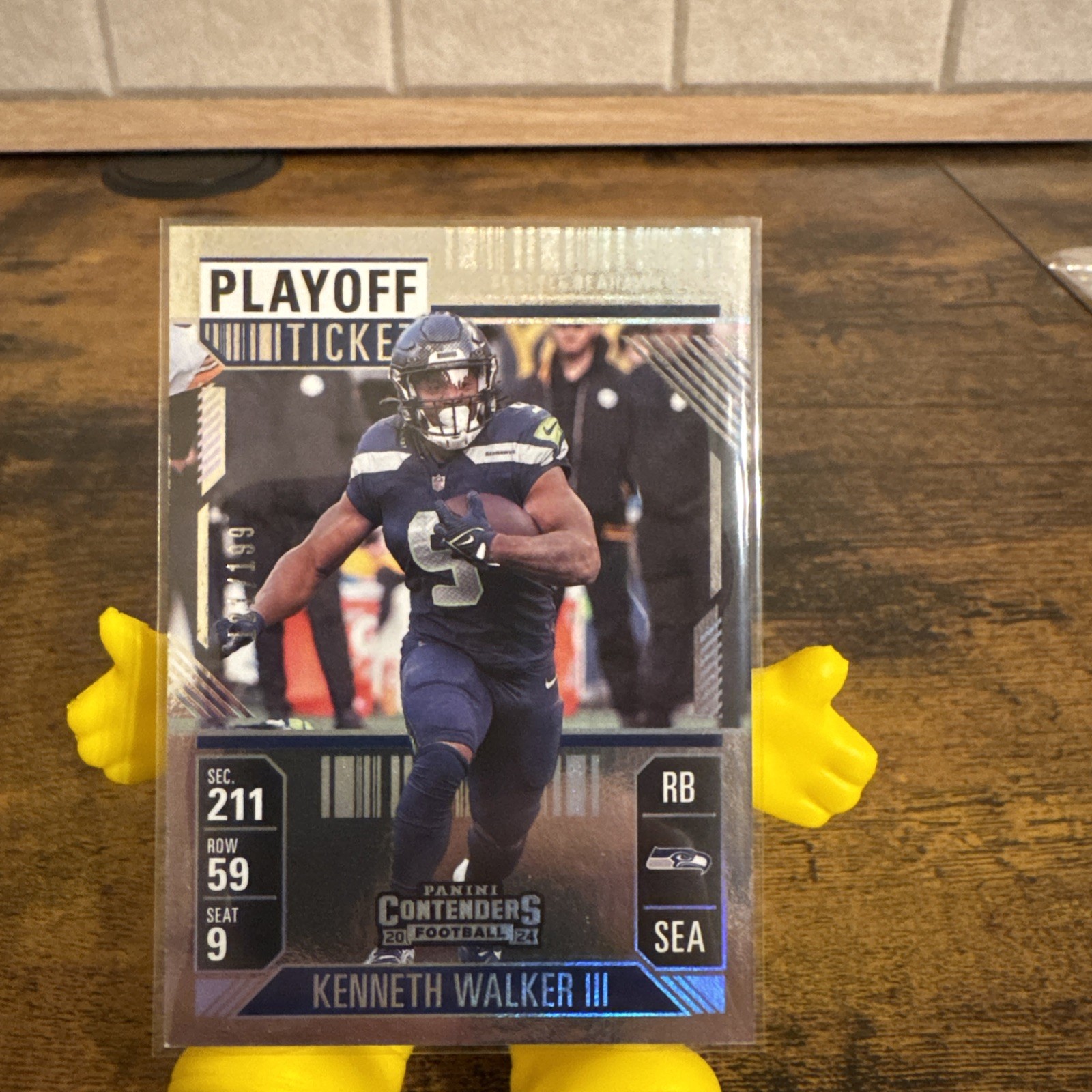 2024 Contenders - Kenneth Walker III #89 Playoff Ticket /199