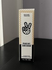 New Peace Out Acne Serum Lotion 30ml Moisturiser RRP £29