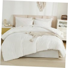 California King Comforter Set Ivory - 7 California King 104"x96" Cream