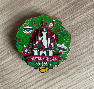DISNEY DLP CHRISTMAS 2025 JOYEUX NOEL TINKER BELL CASTLE PIN ON PIN